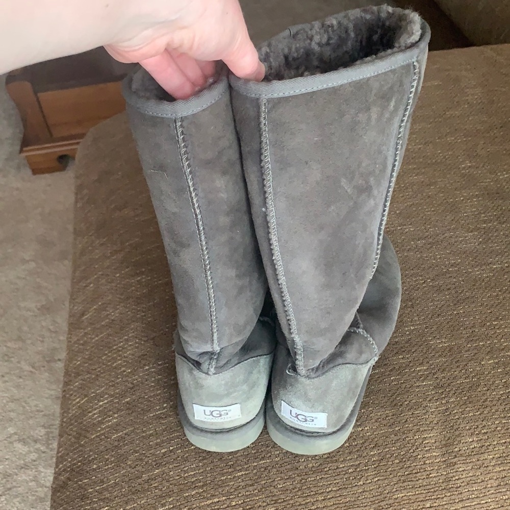 Tall Grey UGG Boots